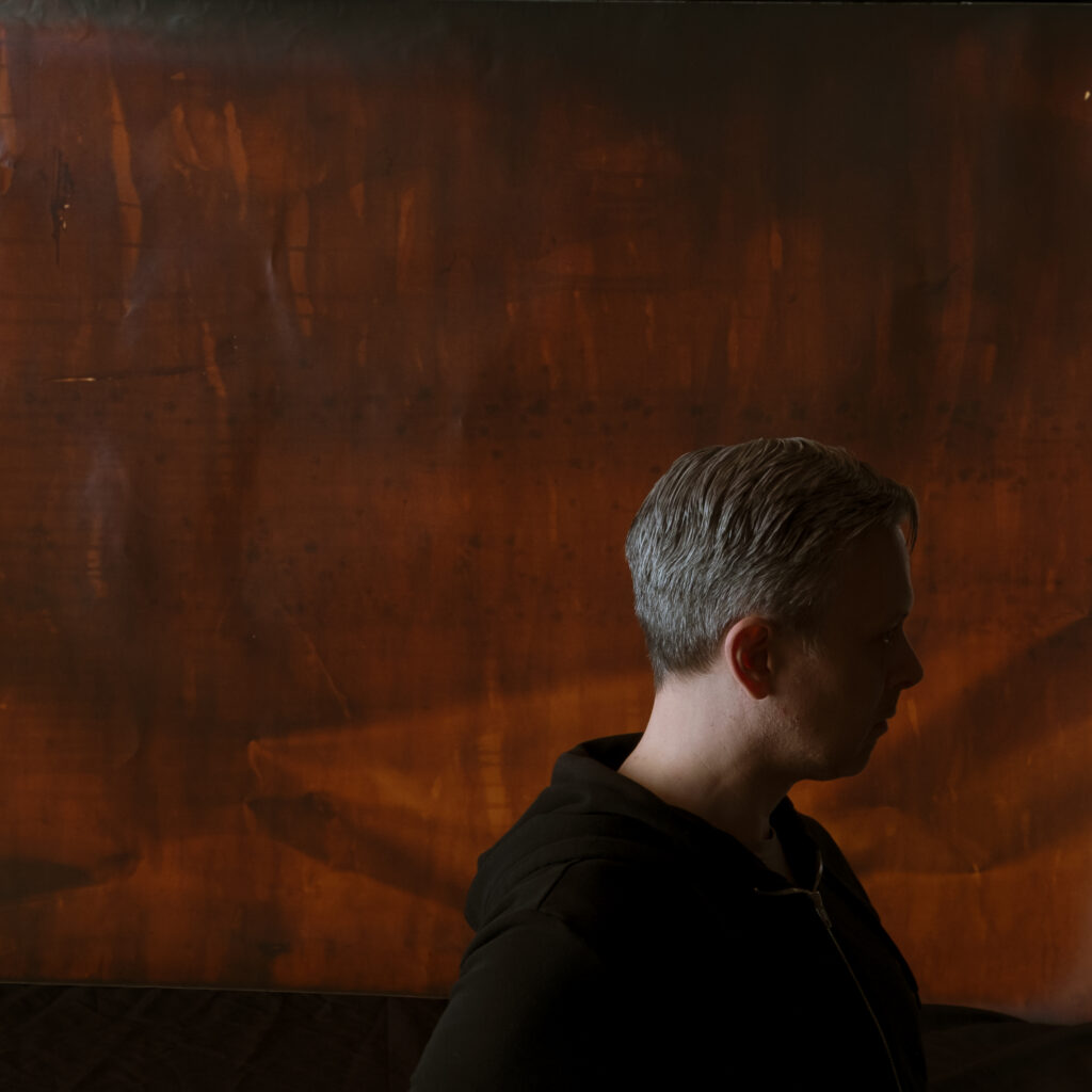 Detail of LEVIATHAN, with self-portrait for scale.